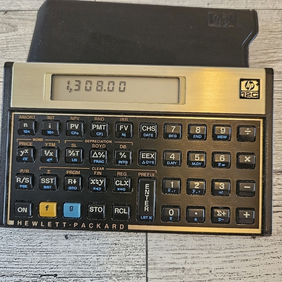 Hewlett Packard 12C Financial Calculator - Picture 2 of 7